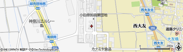 小田原卸商業団地簡易郵便局周辺の地図