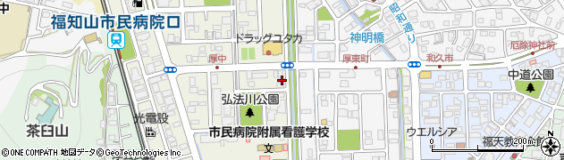 京都府福知山市厚中町210周辺の地図