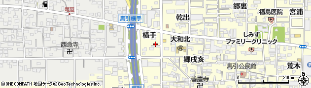 愛知県一宮市大和町馬引横手19周辺の地図
