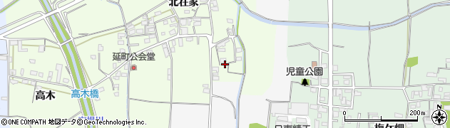 京都府綾部市延町（庭苅）周辺の地図