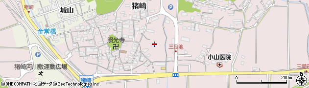 京都府福知山市猪崎周辺の地図