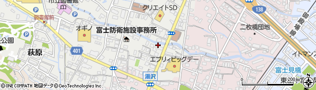 静岡県御殿場市萩原629周辺の地図