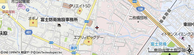 静岡県御殿場市二枚橋100周辺の地図