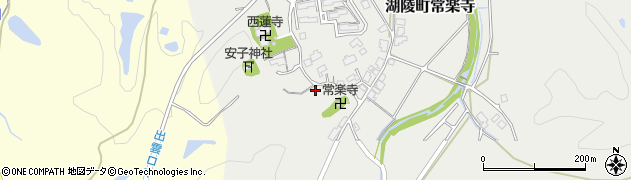 島根県出雲市湖陵町常楽寺605周辺の地図