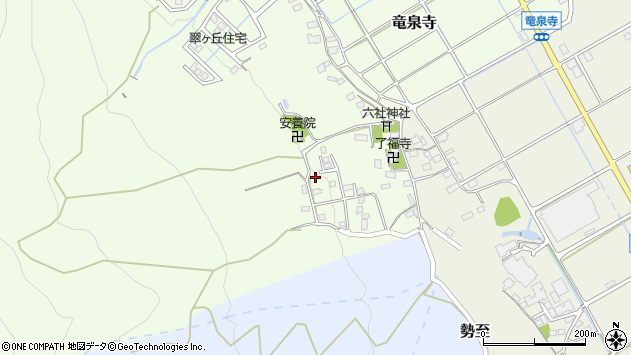 〒503-1244 岐阜県養老郡養老町竜泉寺の地図