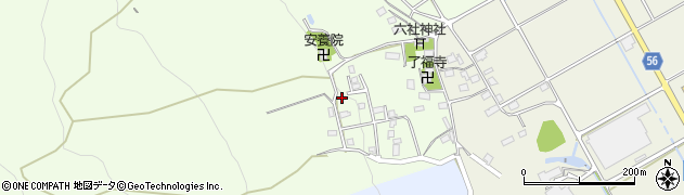 岐阜県養老町（養老郡）竜泉寺周辺の地図