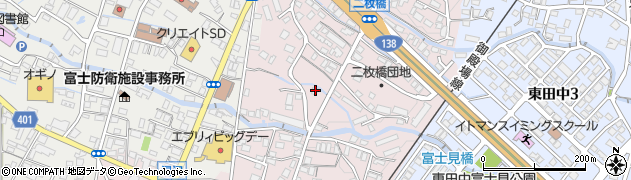 静岡県御殿場市二枚橋93周辺の地図