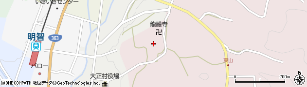 龍護寺周辺の地図