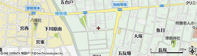 愛知県一宮市千秋町加納馬場高須78周辺の地図