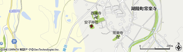 島根県出雲市湖陵町常楽寺758周辺の地図