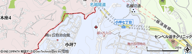 株式会社神中運輸　逗子支店周辺の地図