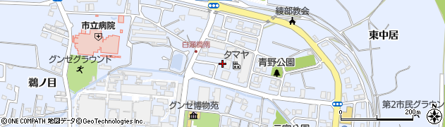 京都府綾部市青野町（下入ケ口）周辺の地図