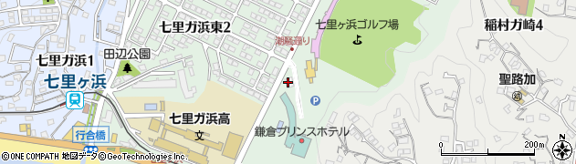 湘南マッサージ院鎌倉院周辺の地図