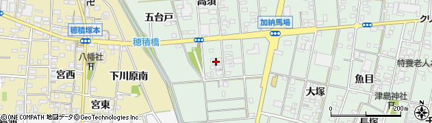 愛知県一宮市千秋町加納馬場高須61周辺の地図