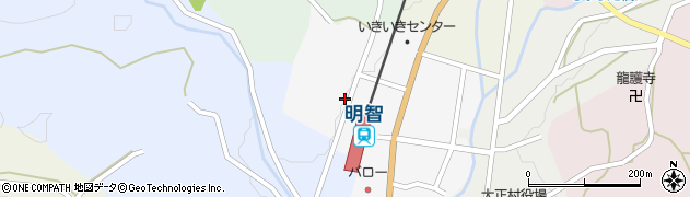 岐阜県恵那市明智町421周辺の地図