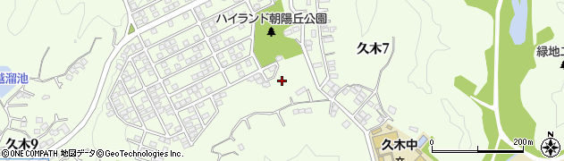 久木若草児童公園周辺の地図