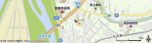 Ａコープきすき店駐車場周辺の地図