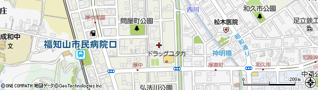 京都府福知山市厚中町154周辺の地図
