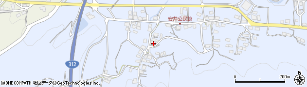 兵庫県朝来市和田山町安井300周辺の地図