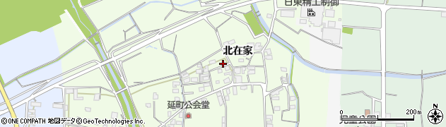京都府綾部市延町（北在家）周辺の地図