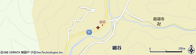 京都府京丹波町（船井郡）細谷（古和田）周辺の地図