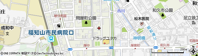 京都府福知山市厚中町152周辺の地図