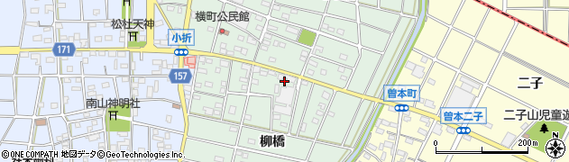 愛知県江南市小折本町周辺の地図