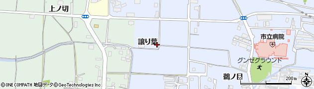 京都府綾部市井倉新町（譲り葉）周辺の地図