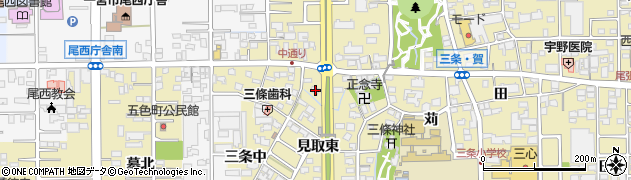 愛知県一宮市三条安10周辺の地図