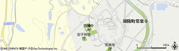 島根県出雲市湖陵町常楽寺737周辺の地図