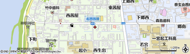 綿朋蒲団店周辺の地図