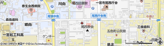 愛知県一宮市東五城大平裏22周辺の地図