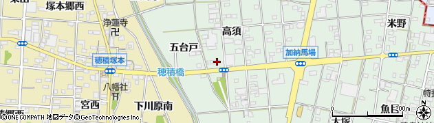 株式会社原田商店　一宮工場周辺の地図