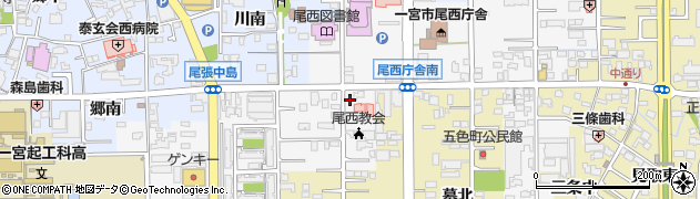 愛知県一宮市東五城大平裏35周辺の地図