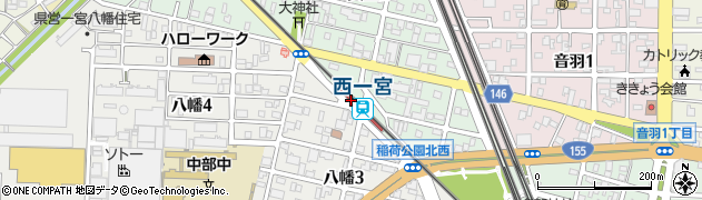西一宮駅周辺の地図