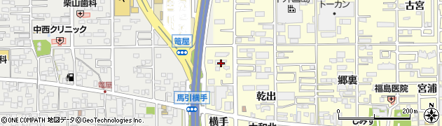 愛知県一宮市大和町馬引横手30周辺の地図