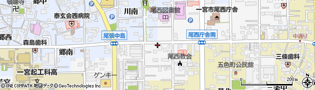 愛知県一宮市東五城大平裏16周辺の地図