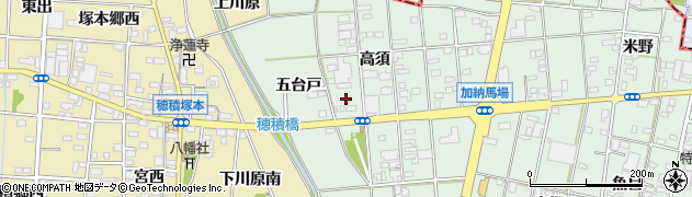 愛知県一宮市千秋町加納馬場高須52周辺の地図