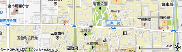 起街道周辺の地図