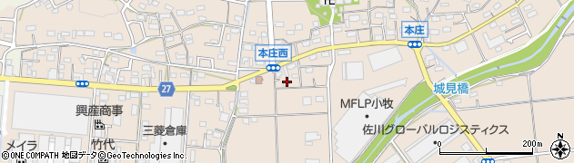 愛知県小牧市本庄2118周辺の地図