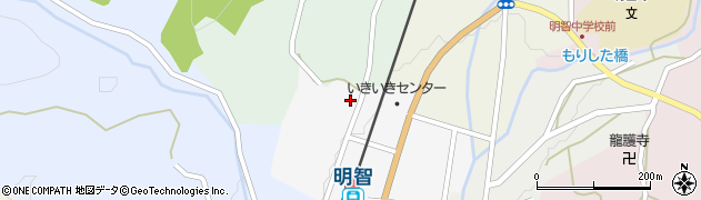 岐阜県恵那市明智町389周辺の地図