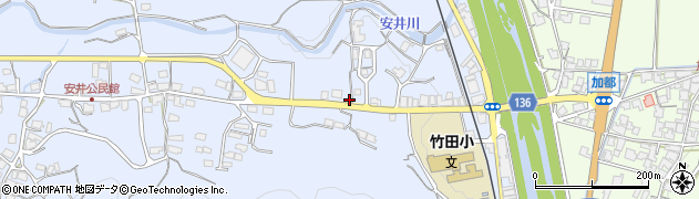 兵庫県朝来市和田山町安井819周辺の地図