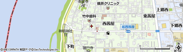 愛知県一宮市起用水添87周辺の地図