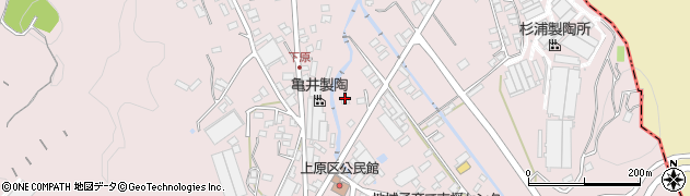 岐阜県多治見市笠原町上原区1259周辺の地図