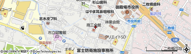 静岡県御殿場市萩原517周辺の地図