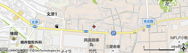 愛知県小牧市本庄17周辺の地図