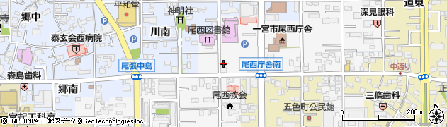愛知県一宮市東五城大平裏40周辺の地図