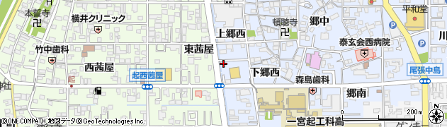 愛知県一宮市小信中島下郷西6周辺の地図