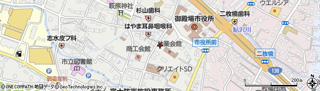 静岡県御殿場市萩原528-8周辺の地図