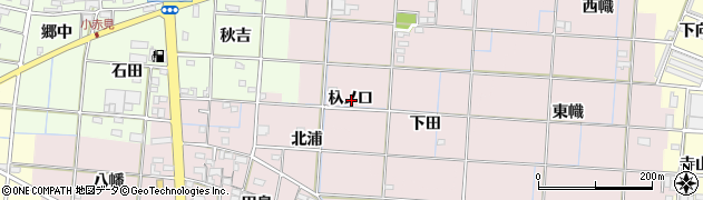 愛知県一宮市定水寺杁ノ口周辺の地図